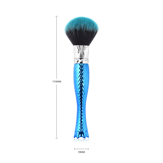Brocha de Maquillaje Profesional Azul - Image 10