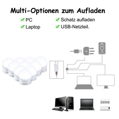 Set de Bombilla LED de Relleno USB para Belleza - Image 8