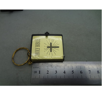 Mini Biblia Inglesa Llavero de Papel Real - Joyería Cristiana Portátil - Image 22