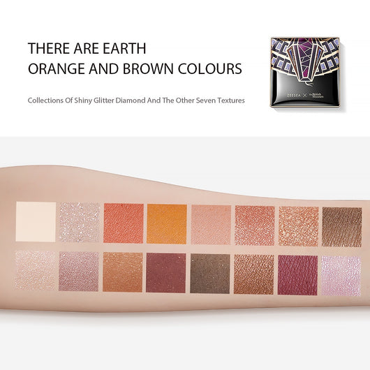 Paleta de Sombras ZEESEA 16 Colores - Maquillaje Profesional - Image 11