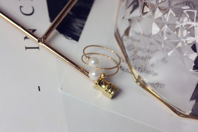 Anillo de Perla de Agua Dulce en Oro 14K Hada Delicada - Image 12