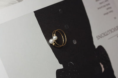 Anillo de Perla de Agua Dulce en Oro 14K Hada Delicada - Image 16