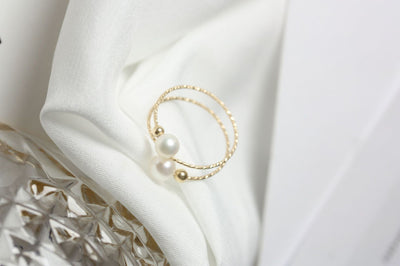 Anillo de Perla de Agua Dulce en Oro 14K Hada Delicada - Image 18