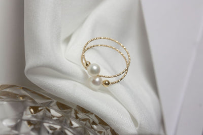 Anillo de Perla de Agua Dulce en Oro 14K Hada Delicada - Image 19