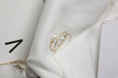 Anillo de Perla de Agua Dulce en Oro 14K Hada Delicada - Image 21