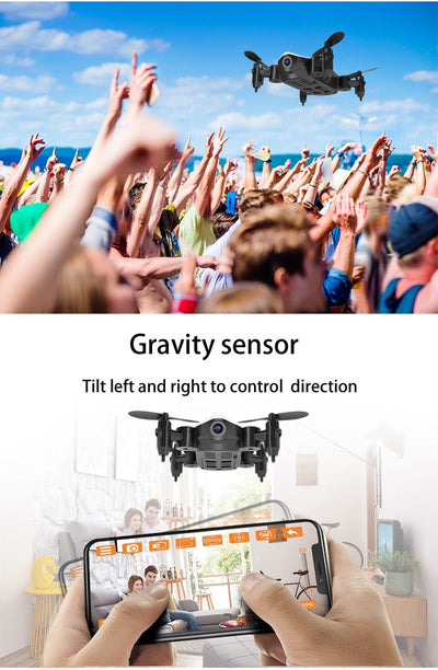 Dron Mini T10 Plegable con Cámara WiFi FPV - Quadcóptero de Bolsillo con Modo Autónomo - Image 13