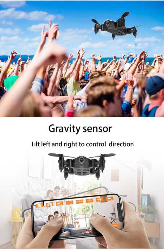 Dron Mini T10 Plegable con Cámara WiFi FPV - Quadcóptero de Bolsillo con Modo Autónomo - Image 13