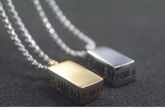 Collar Largo Titanio Acero Inoxidable Colgante Cuadrado Diseño Japonés Coreano Hombre - Image 11