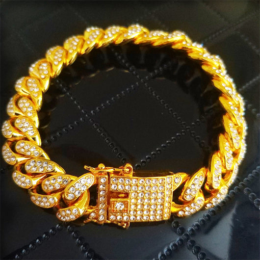 Pulsera Cadena Cubana de Acero Titanio para Hombre - Image 15