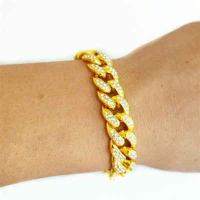 Pulsera Cadena Cubana de Acero Titanio para Hombre - Image 16