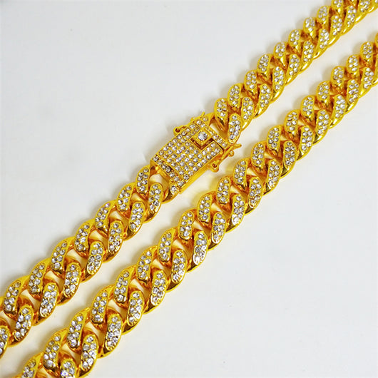 Pulsera Cadena Cubana de Acero Titanio para Hombre - Image 17