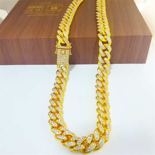 Pulsera Cadena Cubana de Acero Titanio para Hombre - Image 18