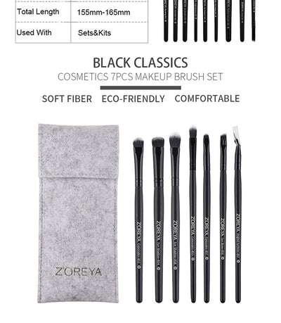 Set Profesional de 15 Brochas de Maquillaje ZOREYA - Image 19