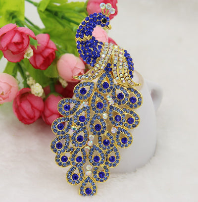 Broche Pavo Real Elegante para Chal y Accesorios - Image 3