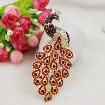 Broche Pavo Real Elegante para Chal y Accesorios - Image 5