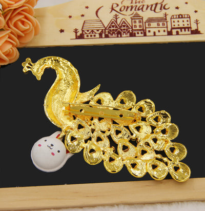 Broche Pavo Real Elegante para Chal y Accesorios - Image 8