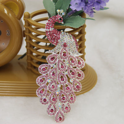 Broche Pavo Real Elegante para Chal y Accesorios - Image 9