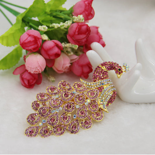 Broche Pavo Real Elegante para Chal y Accesorios - Image 10