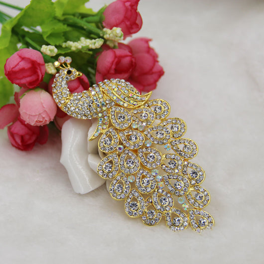Broche Pavo Real Elegante para Chal y Accesorios - Image 12