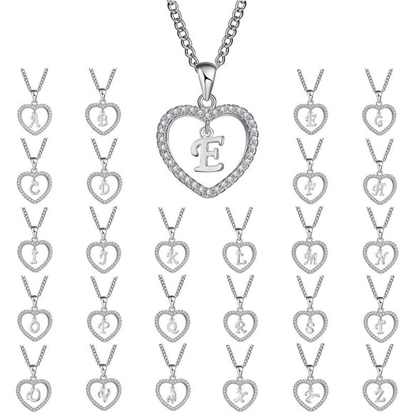 Collar de Corazón Personalizado con Circonia