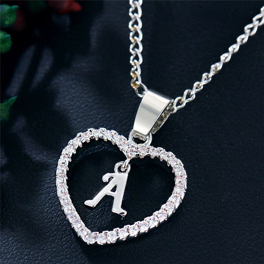 Collar de Corazón Personalizado con Circonia - Image 3