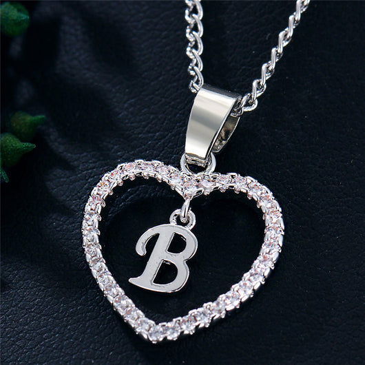 Collar de Corazón Personalizado con Circonia - Image 4