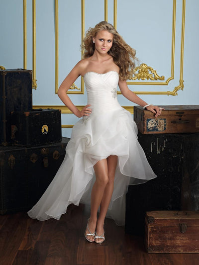 Vestido de Novia Convertible Elegante - Tubo Corto y Largo Estilo Europeo - Image 5