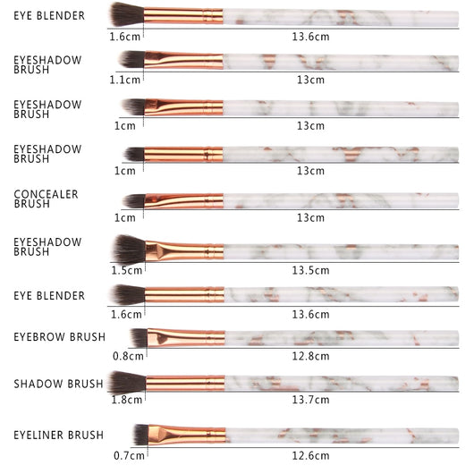Set de 10 Brochas de Maquillaje Profesional Multifunción - Image 5
