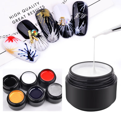 Gel de Uñas Elástico para Diseños Spider y Arte Creativo - Image 11
