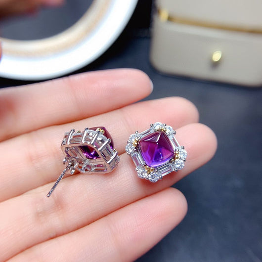 Traje Amethyst Mujer Cristal Purificador Destello Plata Lujo Minimalista - Image 10