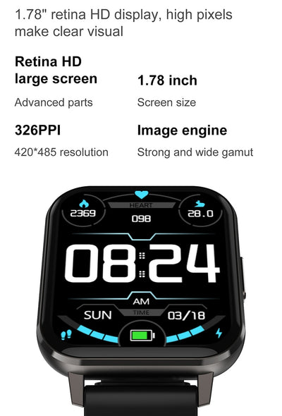 Reloj Inteligente Deportivo Resistente al Agua - Diseño Slim y Elegante - Image 10