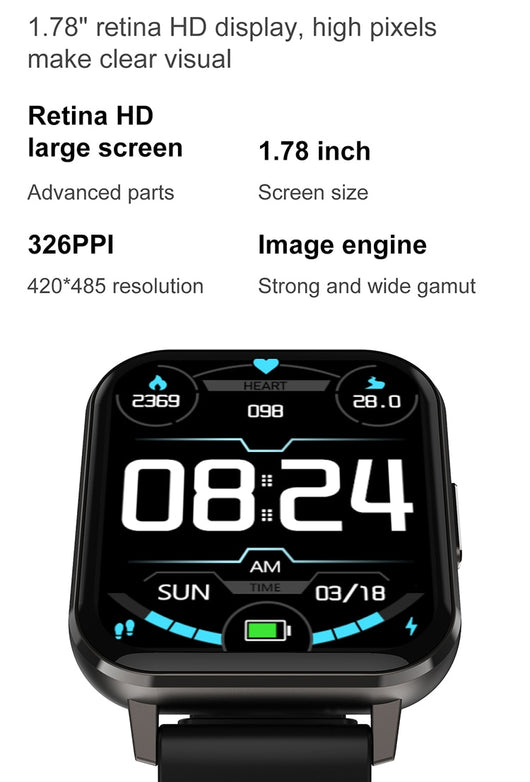 Reloj Inteligente Deportivo Resistente al Agua - Diseño Slim y Elegante - Image 10