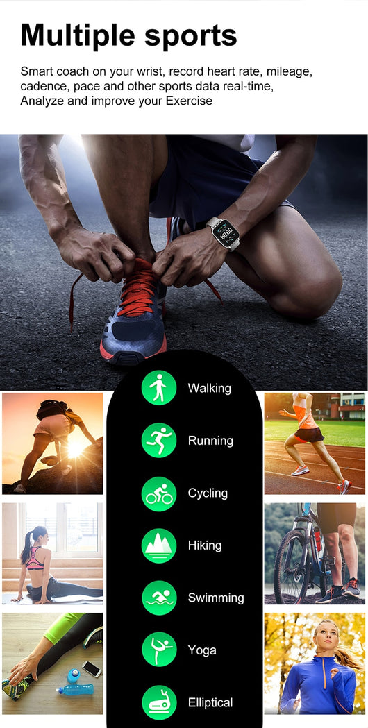 Reloj Inteligente Deportivo Resistente al Agua - Diseño Slim y Elegante - Image 16