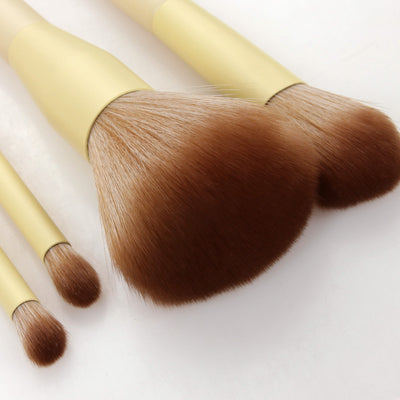 Set de 11 Brochas de Maquillaje Amarillo Profesional - Image 13