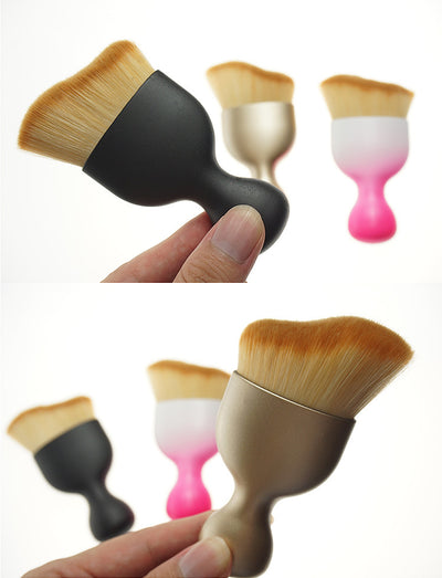 Set de Brochas de Maquillaje Curvas Premium - Sombra, Base y Corrector - Image 5