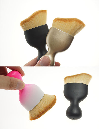 Set de Brochas de Maquillaje Curvas Premium - Sombra, Base y Corrector - Image 7