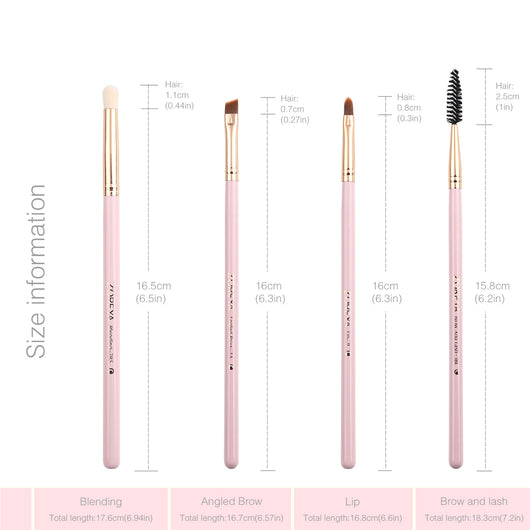 Set de Brochas de Maquillaje con Fibra Sintética de Colores - Image 7
