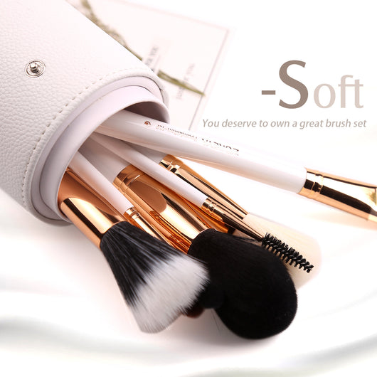 Set de Brochas de Maquillaje con Fibra Sintética de Colores - Image 16
