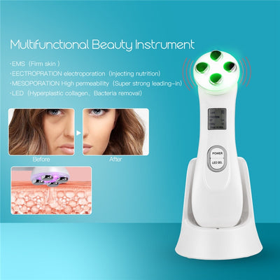 Dispositivo de Rejuvenecimiento Facial con Luz LED y Radiofrecuencia - Image 11