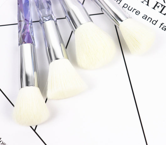 Set de Brochas de Maquillaje con Mango de Cristal Diamantado - Image 19