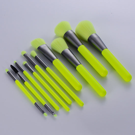 Set de 10 Brochas de Maquillaje Profesional Neón - Image 9