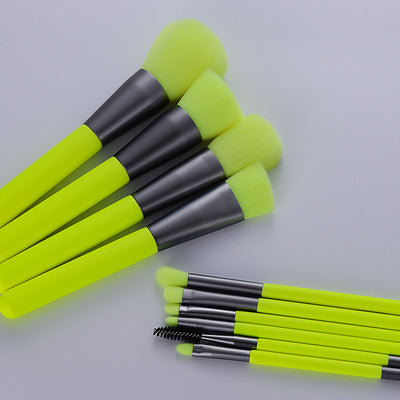 Set de 10 Brochas de Maquillaje Profesional Neón - Image 12