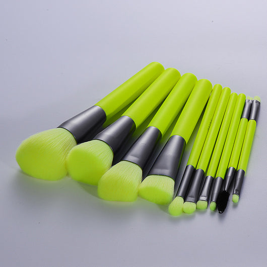 Set de 10 Brochas de Maquillaje Profesional Neón - Image 13