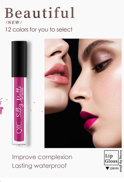 Brillo Labial Mate Impermeable de Larga Duración - Acabado Aterciopelado - Image 21