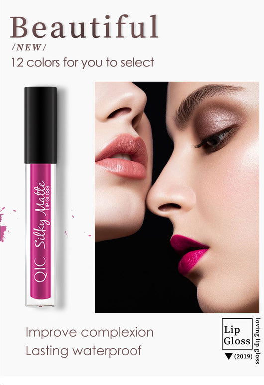 Brillo Labial Mate Impermeable de Larga Duración - Acabado Aterciopelado - Image 21