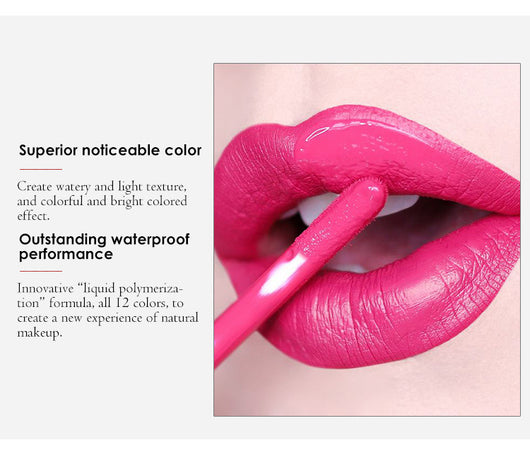 Brillo Labial Mate Impermeable de Larga Duración - Acabado Aterciopelado - Image 25