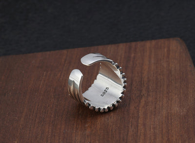 Anillo de Plata Esterlina Vintage con Personalidad para Hombre - Image 7