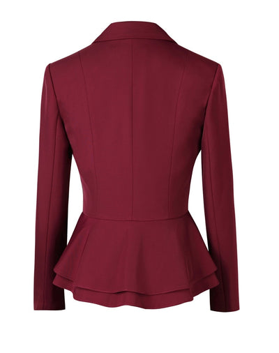 Traje Ejecutivo para Mujer con Volantes Elegantes - Image 12
