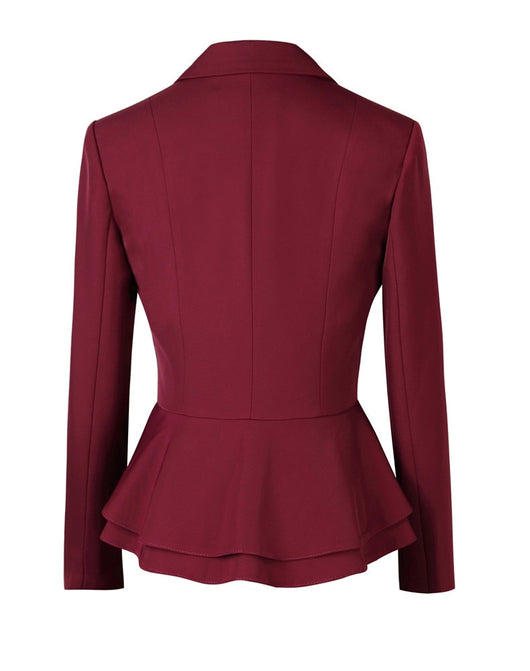 Traje Ejecutivo para Mujer con Volantes Elegantes - Image 12