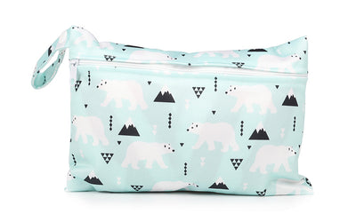 Bolsa Organizadora de Pañales con Estampado Infantil y Cierre Único - Image 3